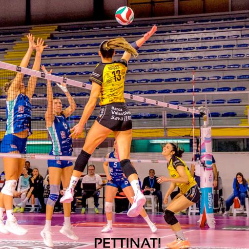 La FGL ZUMA Pallavolo Castelfranco sconfitta in casa dalla Valsabbina Millenium Brescia