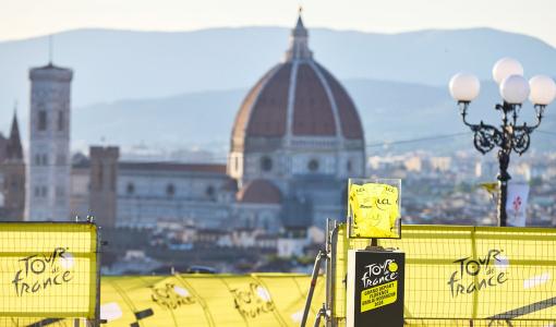La Città di Firenze esalta il Tour de France