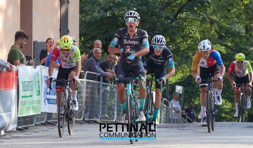 Emanuele Ansaloni festeggia la prima vittoria stagionale a Varignana