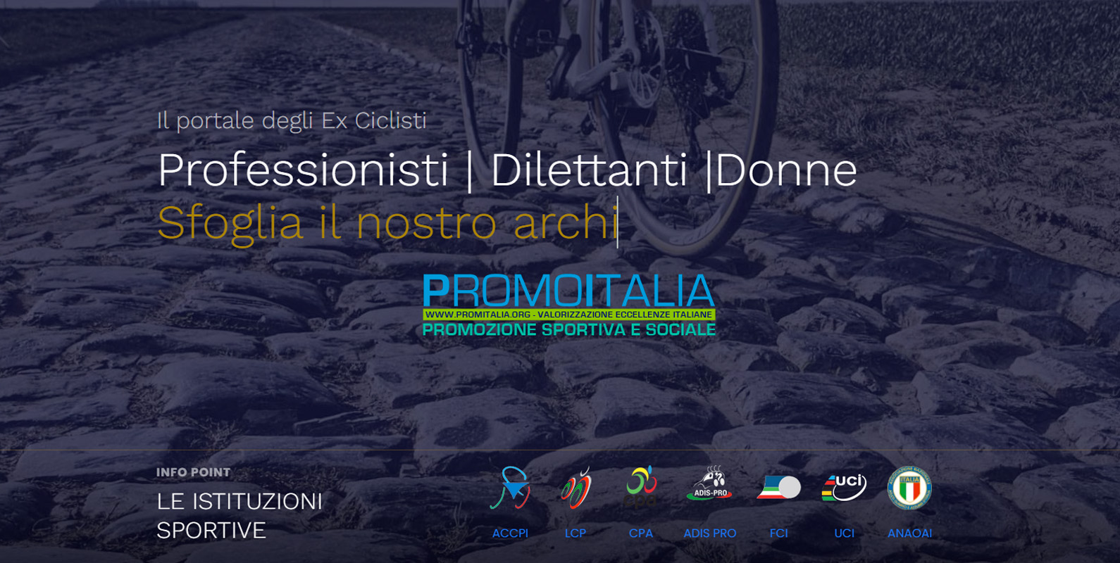 Aperto il portale degli Ex Ciclisti Professionisti